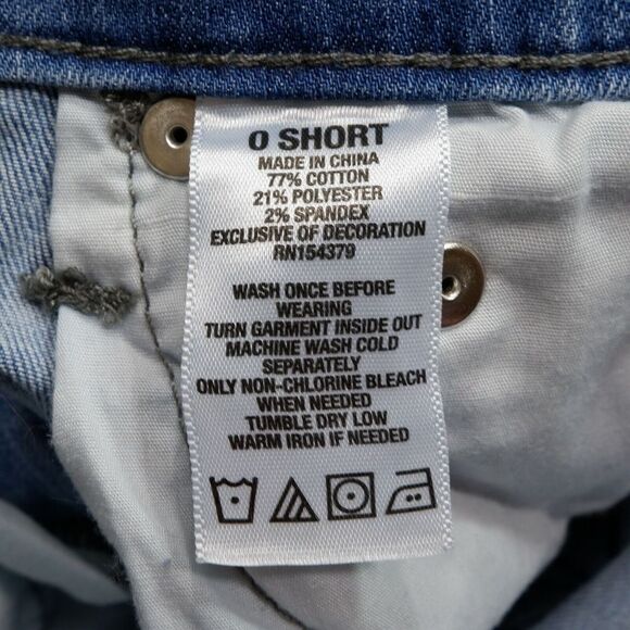 Aeropostale High Waist Jegging Size 0 Short Womens Blue Measures 24 x 26.5 - Picture 9 of 10